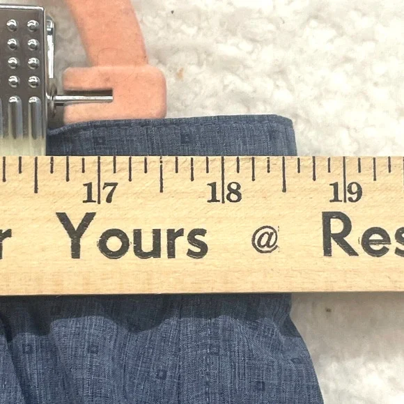 FootJoy Shorts Mens 38 Blue Dotted Golf Preppy Chino Performance FJ Flat Front - Picture 9 of 12